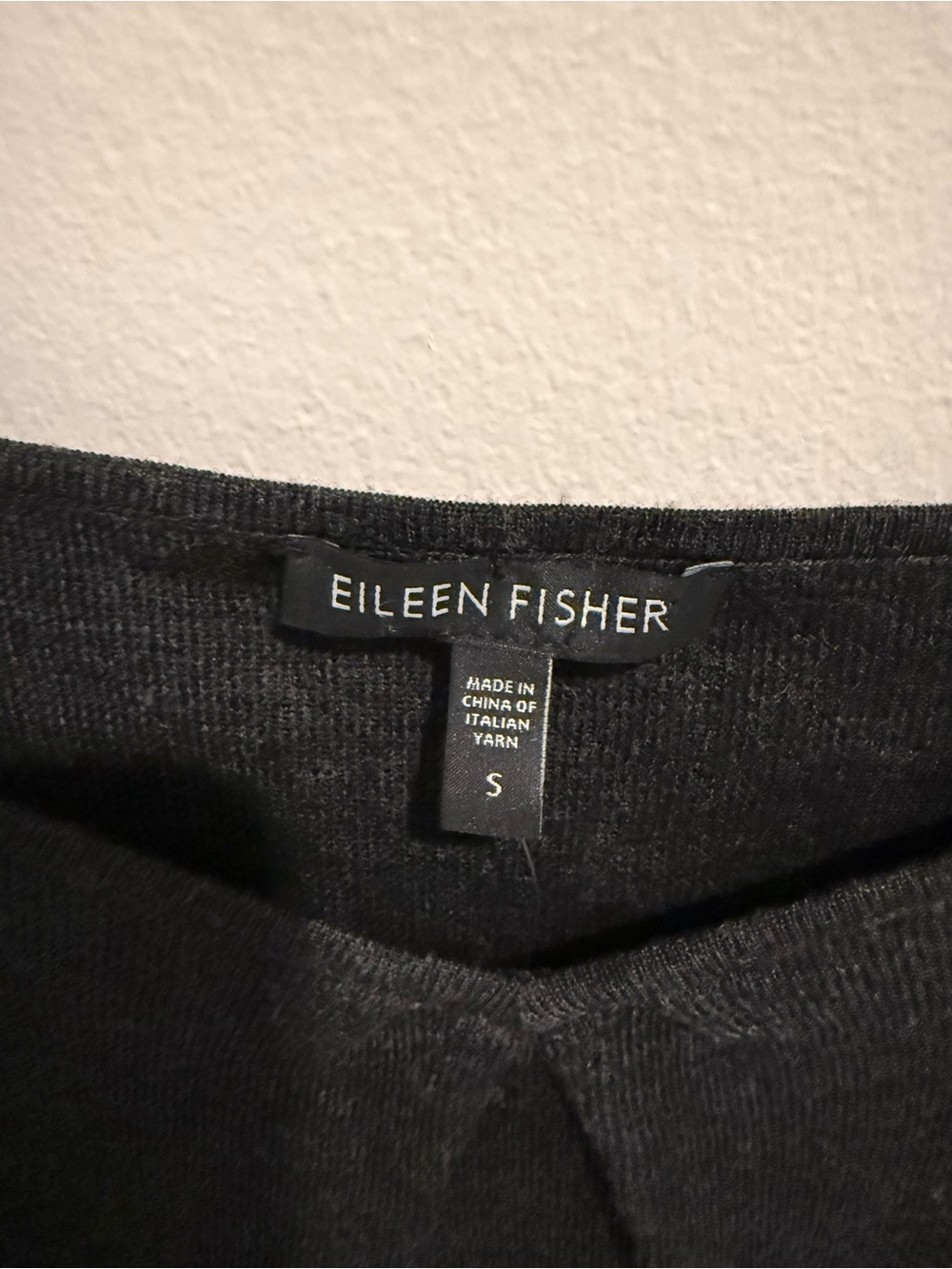 Eileen Fisher Fine 100% Merino Wool Jersey Tank Top Interview outfit work S NWT - Picture 4 of 10